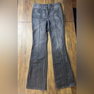 NWT - Extra HR Skinny Flare Pintruck - Gray White House Black Market Jeans (4).
